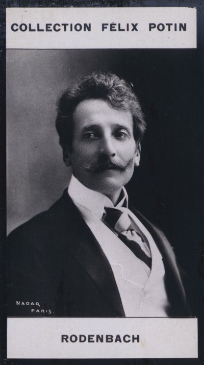Georges Rodenbach (1855-1899) (s/hvitt-bilde) av European Photographer