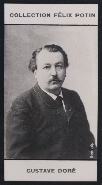 Gustave Dore (1833-1883) (s/hvitt-bilde) av European Photographer