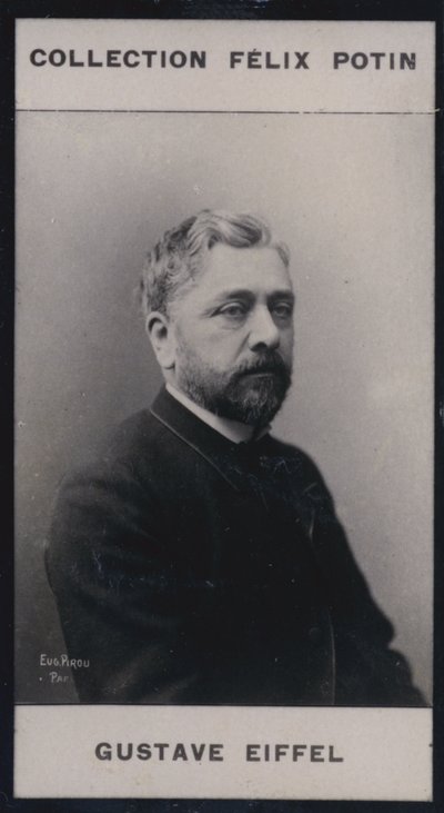 Gustave Eiffel (1832) (s/hvitt-bilde) av European Photographer