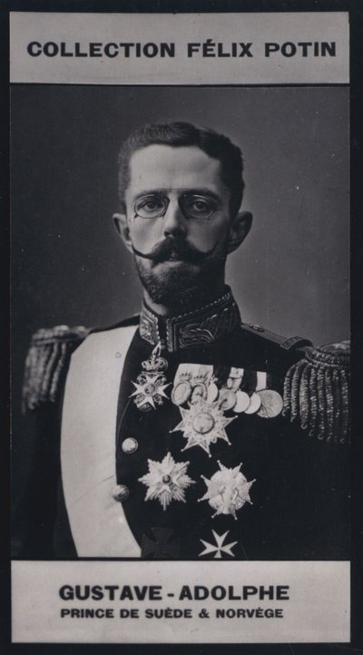 Gustave, Prince Royal De Suede Et Norvege (1858) (s/hvitt-bilde) av European Photographer