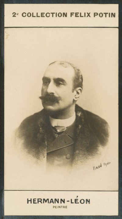 Hermann-Leon, Peintre (s/hvitt bilde) av European Photographer