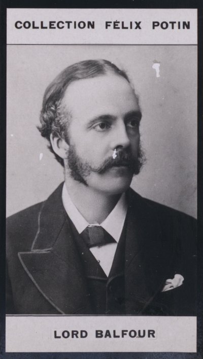 James-Arthur Balfour (1848) (s/hvitt-bilde) av European Photographer