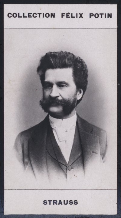 Johann Strauss (1825–1899) (s/hvitt-bilde) av European Photographer