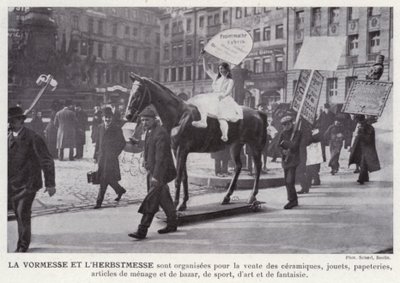 The Vormesse And The Herbstmesse (s/hvitt bilde) av European Photographer
