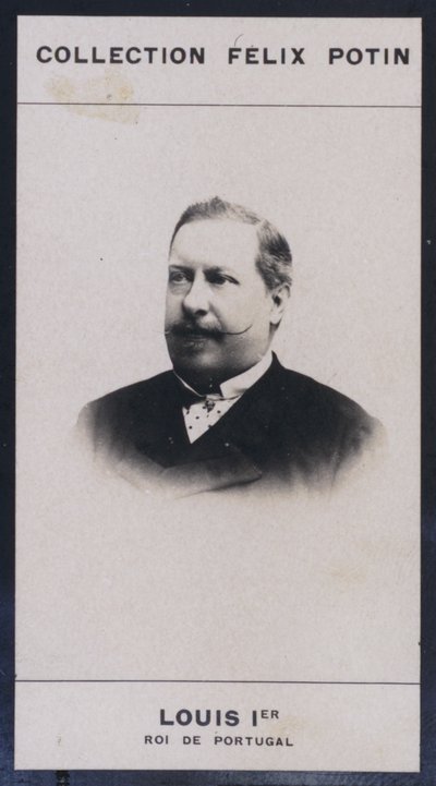 Louis I, konge av Portugal (1838–1889) (s/hvitt-bilde) av European Photographer
