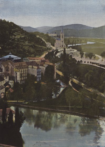 Lourdes, utsikt fra slottet av European Photographer