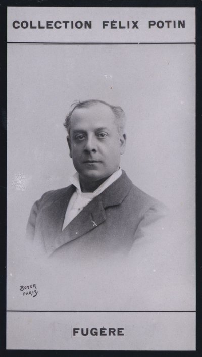 Lucien Fugere (1848) (s/hvitt-bilde) av European Photographer