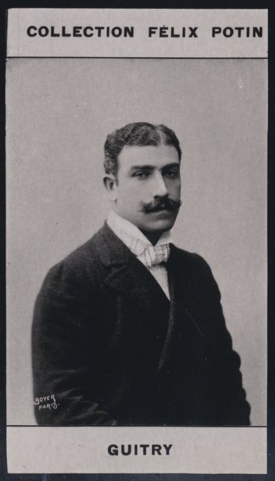 Lucien Guitry (1860) (s/hvitt-bilde) av European Photographer