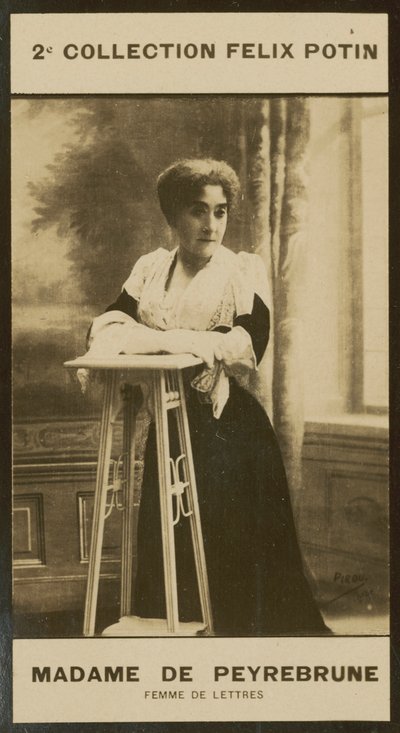 Madame Georges De Peyrebrune, Kvinne av bokstaver av European Photographer