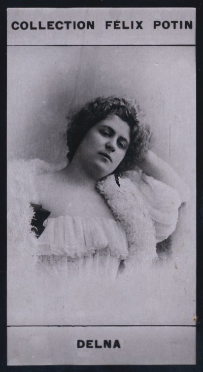 Marie Delna (1875) (s/h-bilde) av European Photographer
