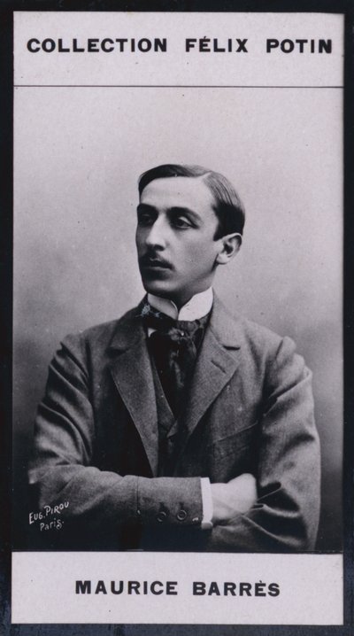 Maurice Barres (1862) (s/hvitt-bilde) av European Photographer
