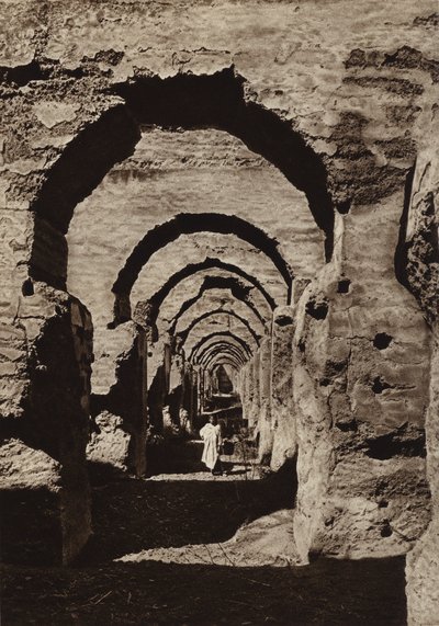 Meknes, ruinene av "Haras" (s/hvitt-bilde) av European Photographer