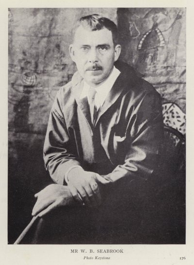 Mr W B Seabrook (s/hvitt bilde) av European Photographer