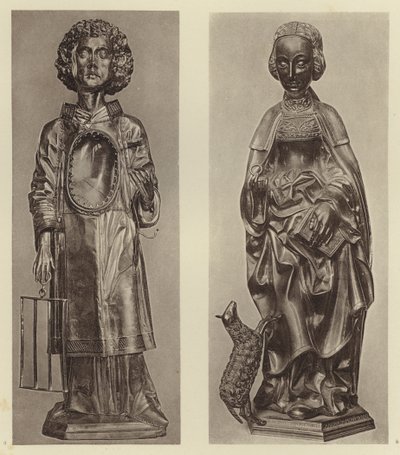 Munster i W, Saint Agnes; Minden, St Laurentius (s/hvitt bilde) av European Photographer