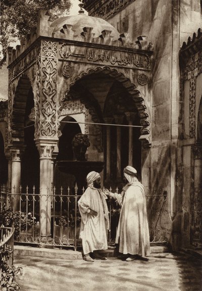 Oran, moskefontene (s/hvitt bilde) av European Photographer