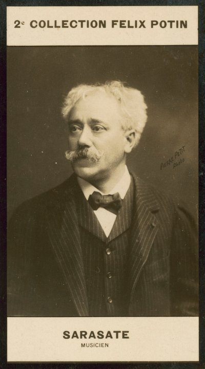 Pablo Martin Meliton de Sarasate, musiker av European Photographer