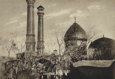 Persia, Teheran, Abdoll Asims grav (s/h-bilde) av European Photographer