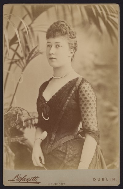 Portrett, prinsesse Louise Victoria, prinsesse Royal, eldste datter av kong Edward VII, gift med 6. jarl av Fife (s/hv-bilde) av European Photographer