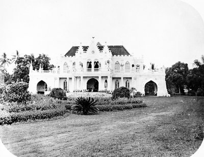Raden Salehs hus, Cikini, Java, ca. 1872 av European Photographer