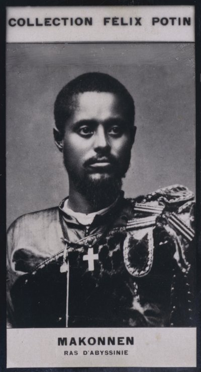 Race Makonnen (1844) (s/hvitt-bilde) av European Photographer