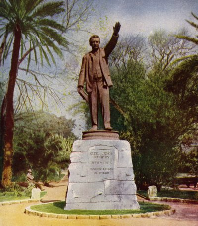 Rhodos-statuen, Botanisk hage, Cape Town (bilde) av European Photographer