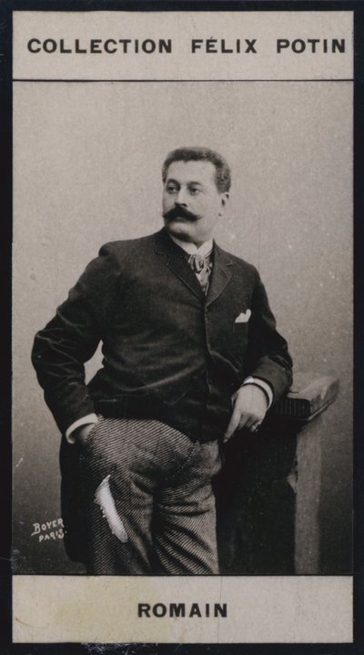 Romain (1858) (s/hvitt-bilde) av European Photographer