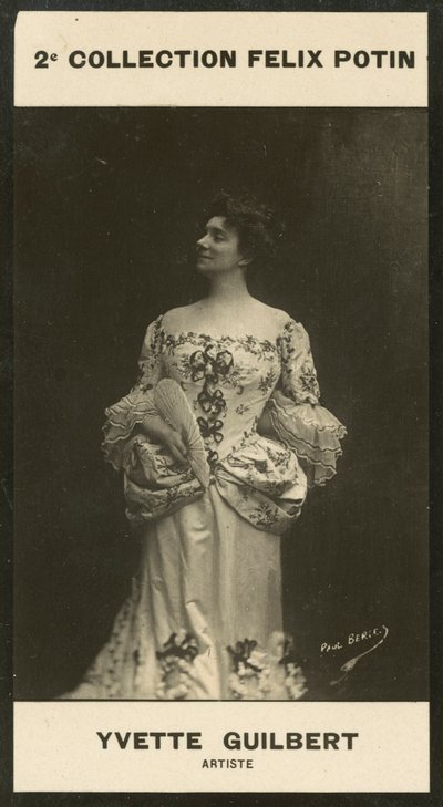 Yvette Guilbert, kunstner av European Photographer