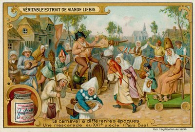 Et maskeradekarneval i Nederland fra 1500-tallet av European School