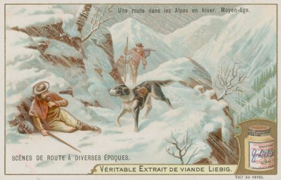 En middelaldervei over Alpene om vinteren av European School