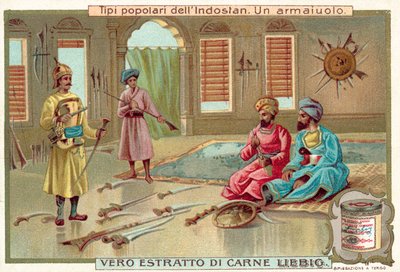 En børsemaker (chromolitho) av European School