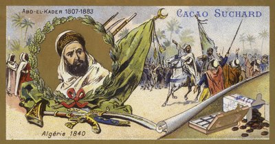 Abdelkader El Djezairi, algerisk sufi-helgen og militærleder, 1840 av European School