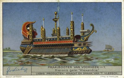 Alexandria, bysse av Hiero II, Tyrann av Syracuse, 3. århundre f.Kr av European School