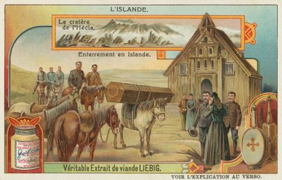 En islandsk begravelse og krateret til Hekla-vulkanen av European School