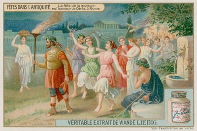 Ancient Roman Harvest Festival til ære for Ceres av European School