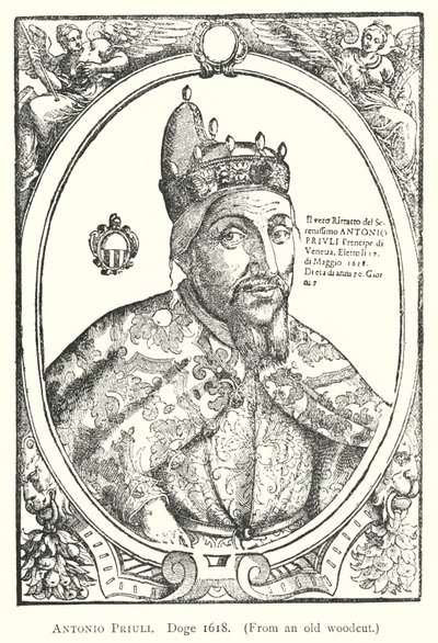 Antonio Priuli, Doge 1618 (gravering) av European School