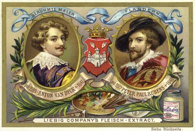 Antony van Dyck og Peter Paul Rubens, flamske artister av European School