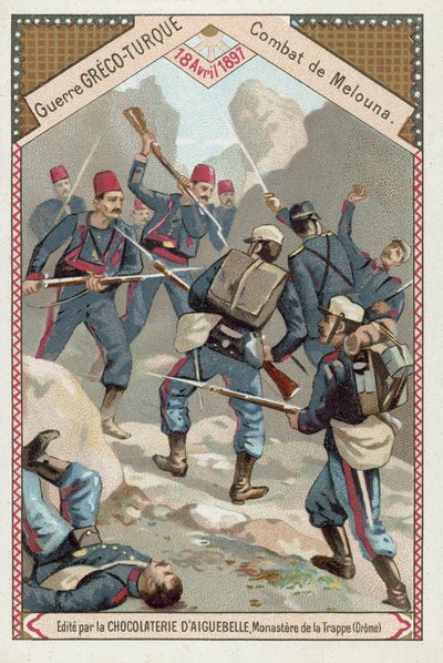 Slaget ved Melouna, gresk-tyrkisk krig, 18. april 1897 av European School