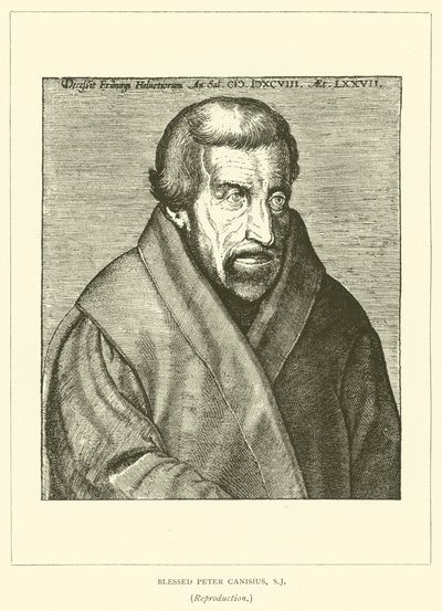 Salige Peter Canisius, SJ (gravering) av European School