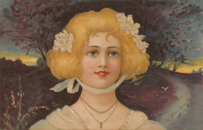 Blond med blå øyne av European School