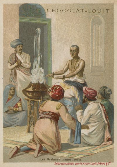 Brahmin som hever vann ved magnetisme, India av European School