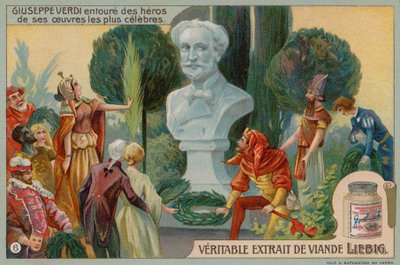 Bust of Verdi av European School
