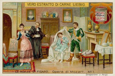 Cherubino, greven, Susannah og Basilio av European School