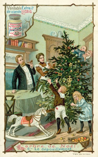 juletre (chromolitho) av European School