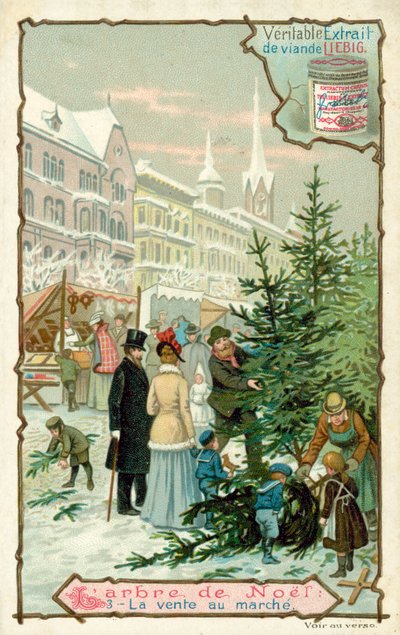 juletre (chromolitho) av European School