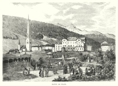 Davos am Platz (gravering) av European School