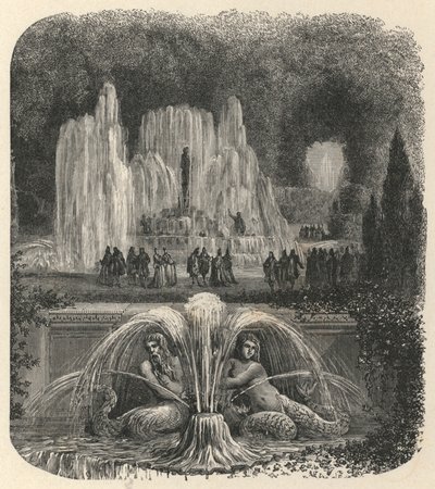 Waters of Versailles (gravering) av European School