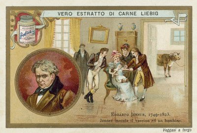 Edward Jenner, engelsk lege og vitenskapsmann som oppdaget en vaksine mot kopper av European School