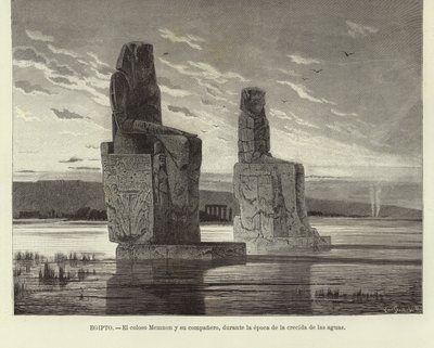 Egypt - Memnon-kolossene av European School