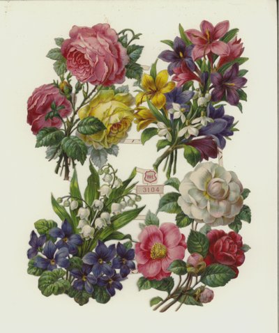 Blomster (chromolitho) av European School
