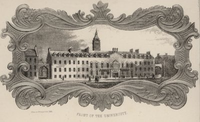 Foran universitetet, Glasgow, Skottland av European School